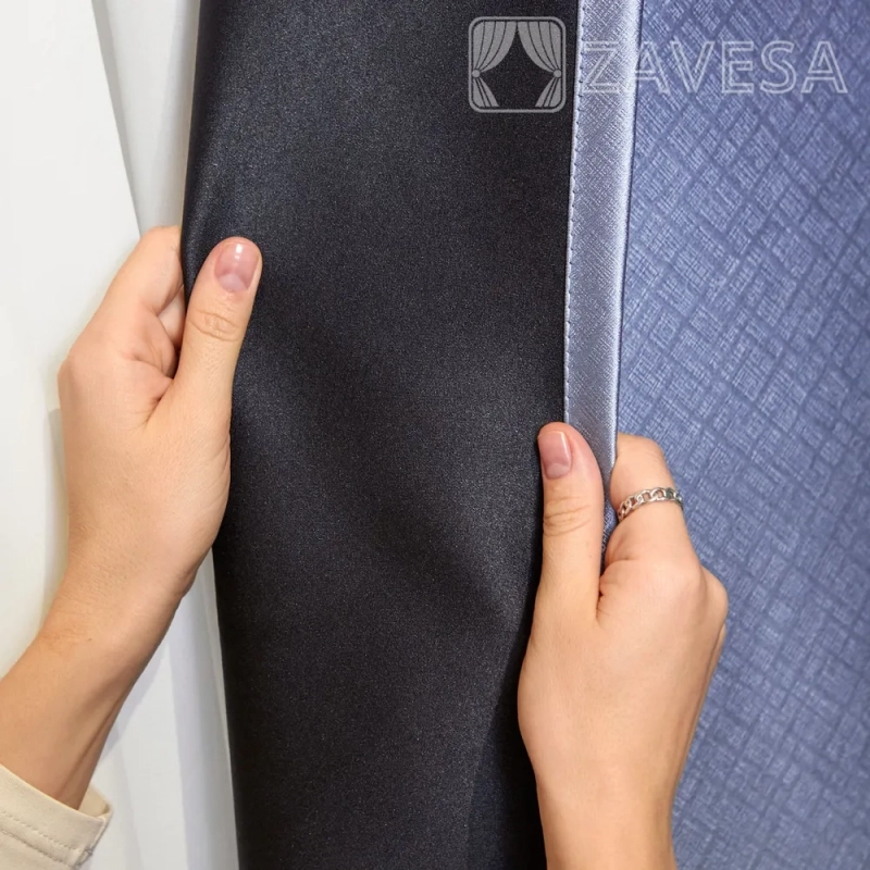 Комплект штор / Светонепроницаемые портьеры /Шторы для комнаты / шторы блэкаут 100% на шторной ленте 3 Голубой Комплект штор / Светонепроницаемые портьеры /Шторы для комнаты / шторы блэкаут 100% на шторной ленте 3 Голубой