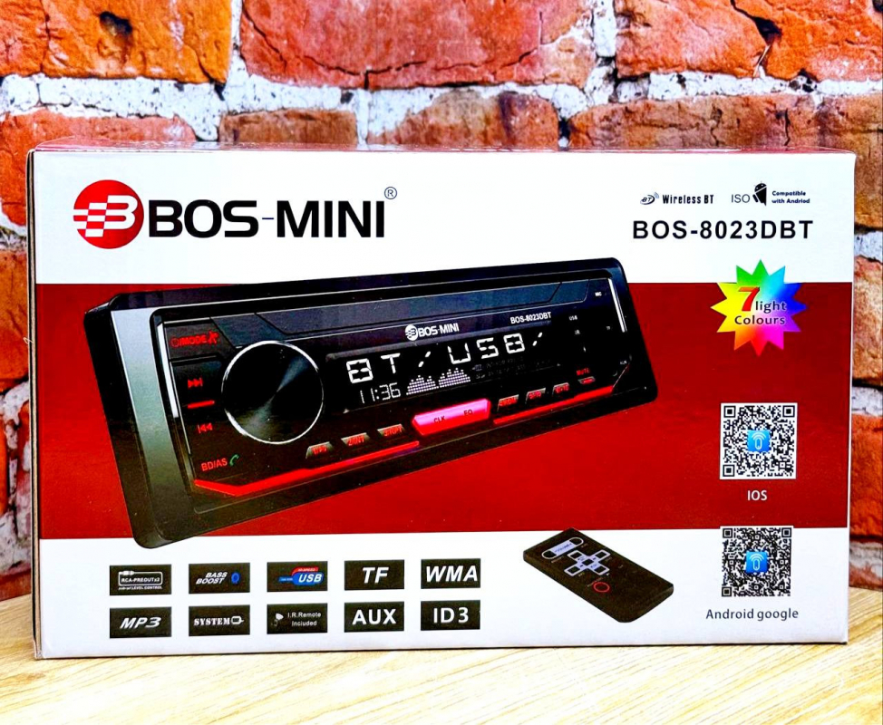 Магнитола Bos-8023DBT