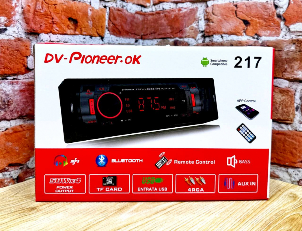Магнитола  Dv-Pioneer.Ok 217