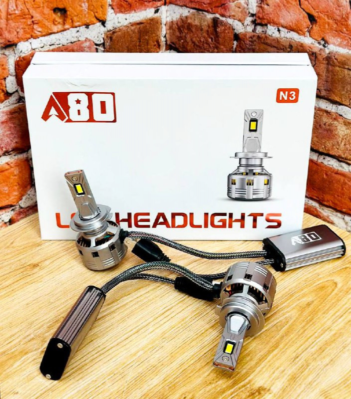 Led лампы лед линзованные N3 H7 H4