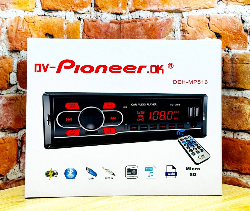 Магнитола Dv-Pioneer.Ok DEH-MP516