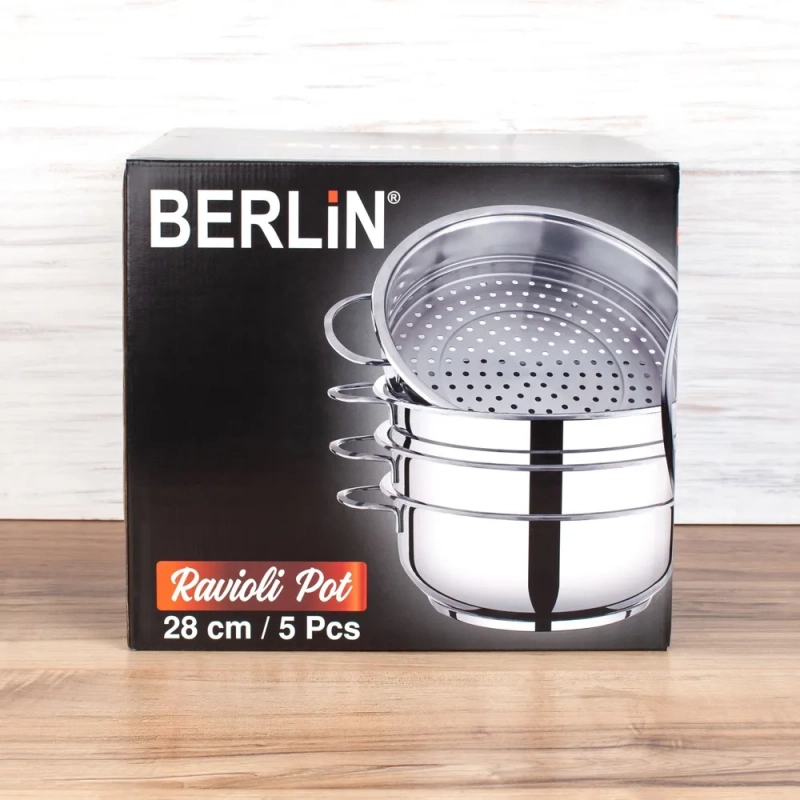 Пароварка Berlin, Нержавеющая сталь 3 4,3 Пароварка Berlin, Нержавеющая сталь 3 4,3