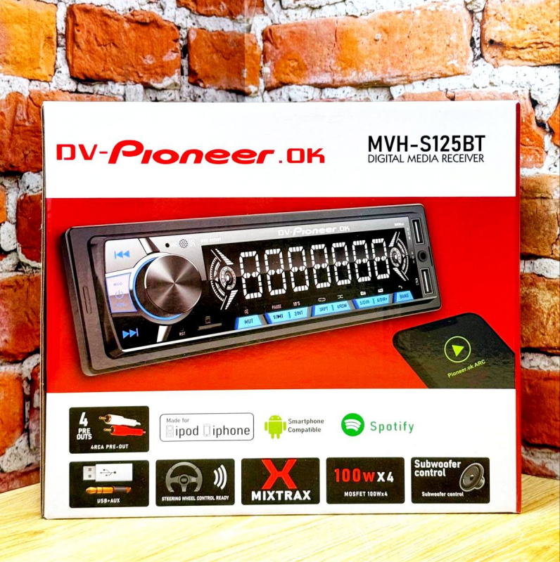 Магнитола MVH-S125BT