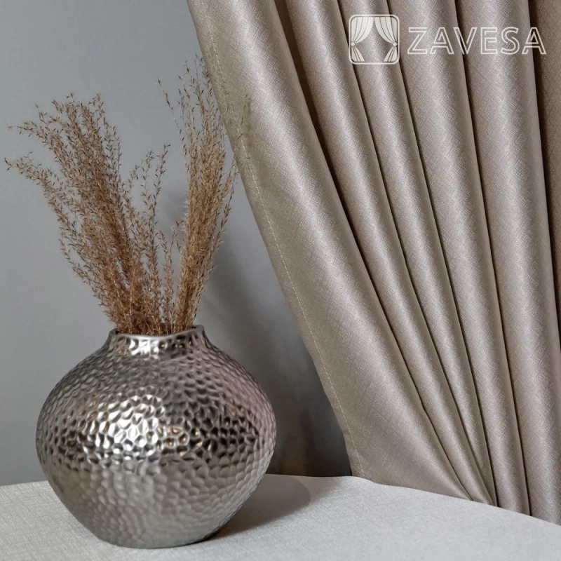 Комплект штор / Светонепроницаемые портьеры /Шторы для комнаты / шторы блэкаут 100% на шторной ленте 3 Кофе с молоком Комплект штор / Светонепроницаемые портьеры /Шторы для комнаты / шторы блэкаут 100% на шторной ленте 3 Кофе с молоком