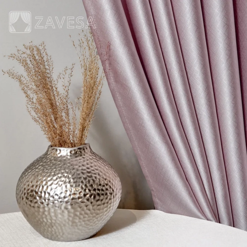 Комплект штор / Светонепроницаемые портьеры /Шторы для комнаты / шторы блэкаут 100% на шторной ленте 4 Розовый Комплект штор / Светонепроницаемые портьеры /Шторы для комнаты / шторы блэкаут 100% на шторной ленте 4 Розовый