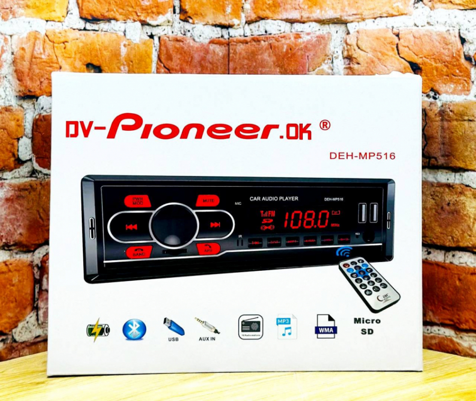 Магнитола Dv-Pioneer.Ok DEH-MP516