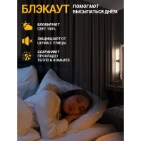 Комплект штор / Светонепроницаемые портьеры /Шторы для комнаты / шторы блэкаут 100% на шторной ленте Розовый