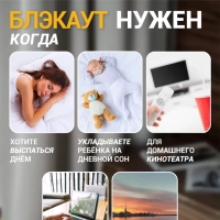 Комплект штор / Светонепроницаемые портьеры /Шторы для комнаты / шторы блэкаут 100% на шторной ленте 4 Черный
