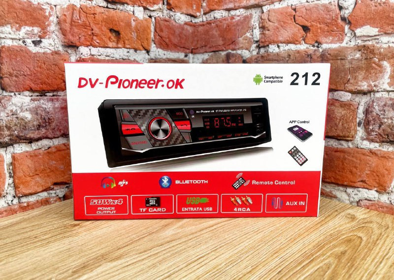 Магнитола  Dv-Pioneer.Ok 212